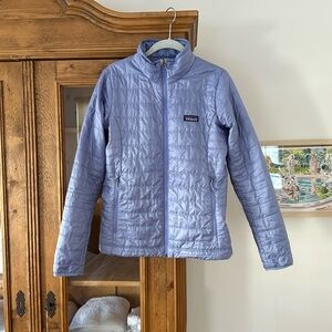 Patagonia Womens Nano Puff® Jacket | light blue, size small